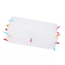 Plastic Needlepoint Canvas Sheet for Crochet Bag Making-White S