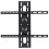 Suporte de parede universal para TVs LED, LCD e OLED, com inclinação ajustável e perfil baixo, compatível com telas planas de 17 a 55 polegadas e 4