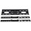 Suporte de parede universal para TVs LED, LCD e OLED, com inclinação ajustável e perfil baixo, compatível com telas planas de 17 a 55 polegadas e 3