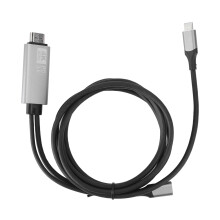 Cuibheoir HDMI le haghaidh iPhone iPad Cuibheoir AV Digiteach Lightning go Cábla HDMI Taifeach 2K Deimhnithe Apple MFi Comhoiriúnacht Uilíoch