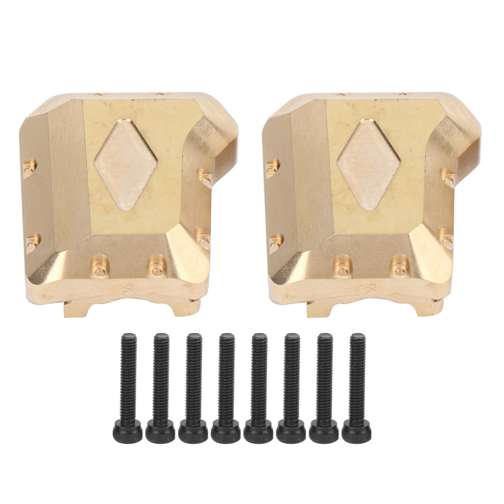 Front And Rear Axle Cover Brass Diff Cover For Rc Crawler Car Adds Weight To Axle Precision Cnc Machined Increase Stability Lower Center Of Gravity Be 9139052216808