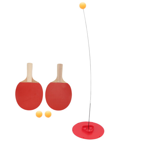 Educational Plaything For Unrestricted Playing Environment, Table Tennis Trainer With Wider Base And Enlarged Racket Design, Interactive Activity Prom 1