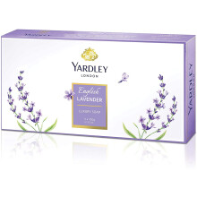 Yardley Engelse Lavendel Luxe Zeep 3x3.5 Oz Elke