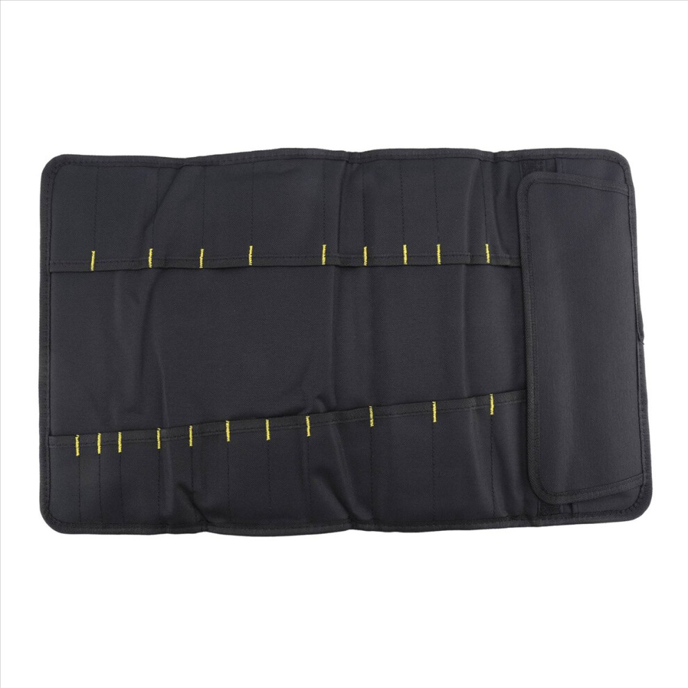Professional Cutlery Chef Bag - Knife Roll For Chefs Fits Up To 22 Knives Black Storage 4853907265968