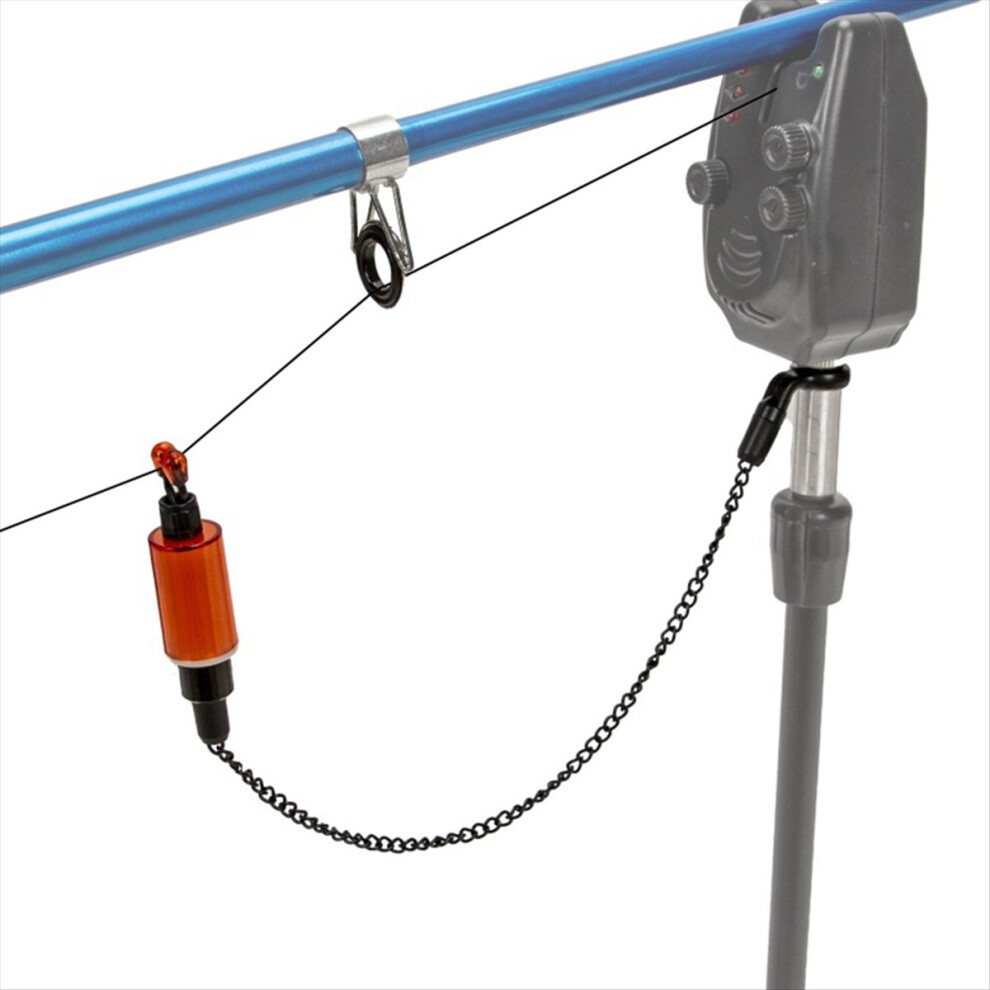 TMC Lot De 2 Détecteurs De Touche Lumineux Pour Pêche à La Carpe – Boîtier Étanche + Balançoire LED