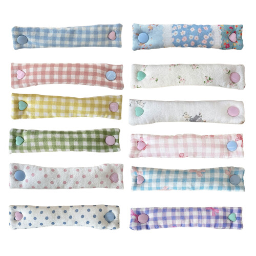 Stylish Fabric Wire Straps Efficient Cable Management-Bow blue 2