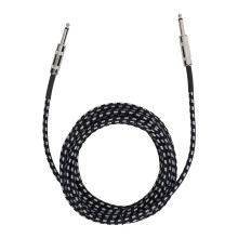 Cavo per strumenti con alloggiamento in alluminio massiccio, doppia schermatura, guaina flessibile e resistente, costruzione spessa e durevole per