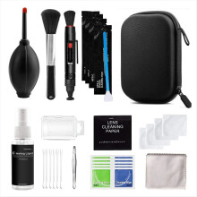 Kit de limpeza profissional para câmeras DSLR, incluindo lentes e sensores digitais, compatível com Sony, Fujifilm, Nikon e Canon.