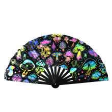 Styles pliants d'éventail portatif en bambou-Champignon n4