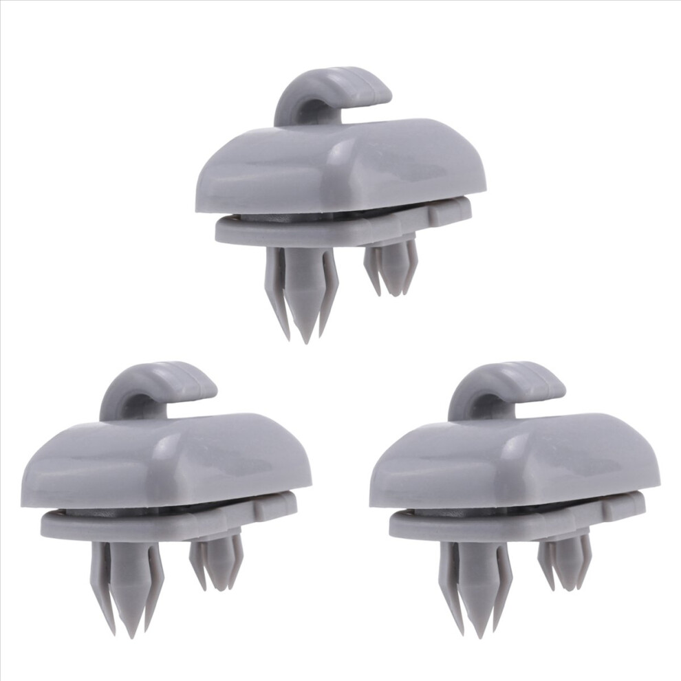 3X Interior Sun Visor Clip Hook For Audi A1 A3 S3 A4 S4 A5 S5 Q3 Q5 Tt Quattro Gray 4853907259219