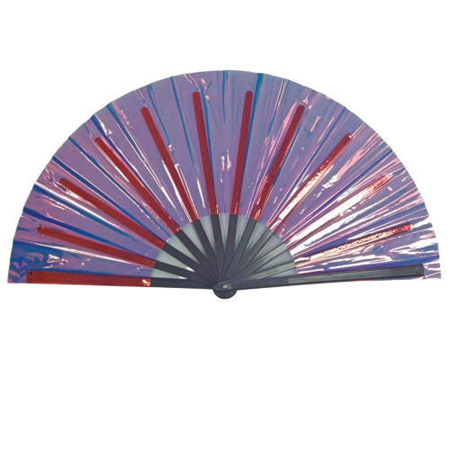 Ventilateur pliant holographique classique avec son de-Modèle C