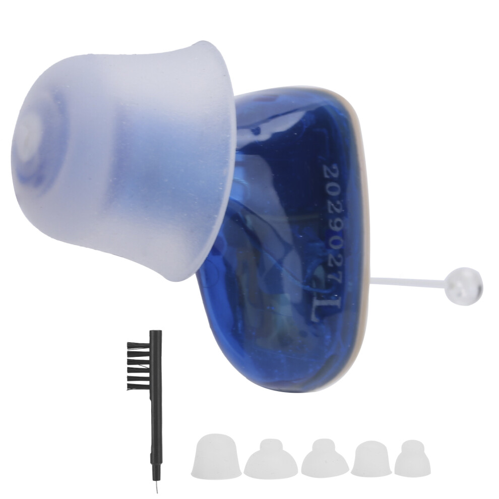 Advanced Hearing Aid with Noise Cancelling, Invisible Designed Personal Sound Amplifier for Seniors - Natural Sound Clarity with Adjustable Volume