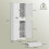 Bathroom Storage Cabinet-White 1