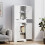 Bathroom Storage Cabinet-White 6