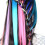 13 pezzi di extension per capelli con clip colorate, per feste, da 55 cm, lisce e sintetiche, viola e blu 5