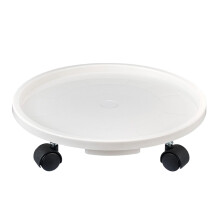 Robust water bottle cart with wheels for easy mobility and stability for home or the office graywhite