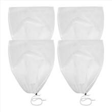 Conjunto de 4 capas protetoras para plantas, 60 x 80 cm, para proteção contra geadas no inverno, com cordão de ajuste, para uso externo.