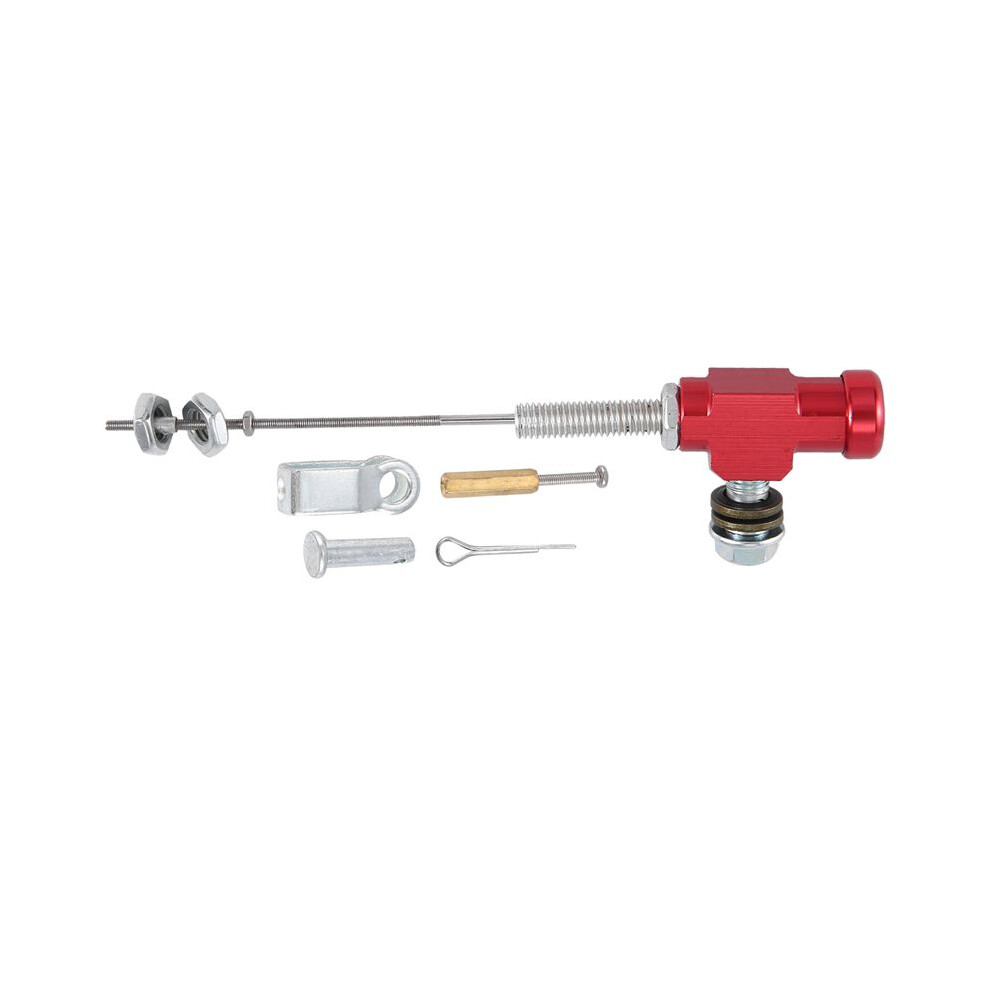 Motorcycle Hydraulic Clutch Master Cylinder Rod Brake Pump M10x1.25mm Aluminum Red 4711607105413