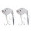 Lure Daniel Headlock Willow Type Blade With Hammered Surface For Multiple Drag Points, Artificial Lure With Excellent Buoyancy And Sensitivity 5