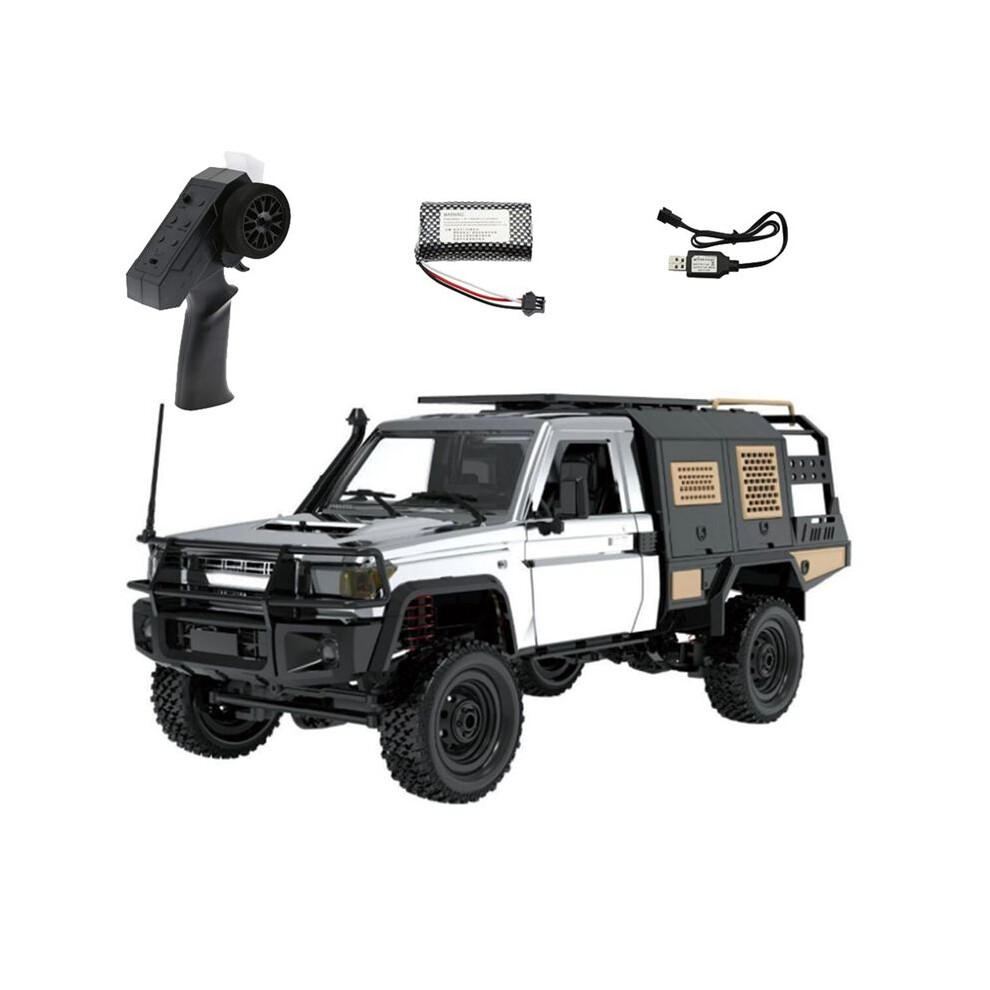 2.4G Full Scale Pickup Short Truck 4Wd Climbing Car Rc Car Remote Control Toy For Mn Model Mn82s 1:12 Silver 6131032308674
