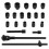 21PC 3/4 inch 19-50mm Drive Deep Impact Socket Set 2