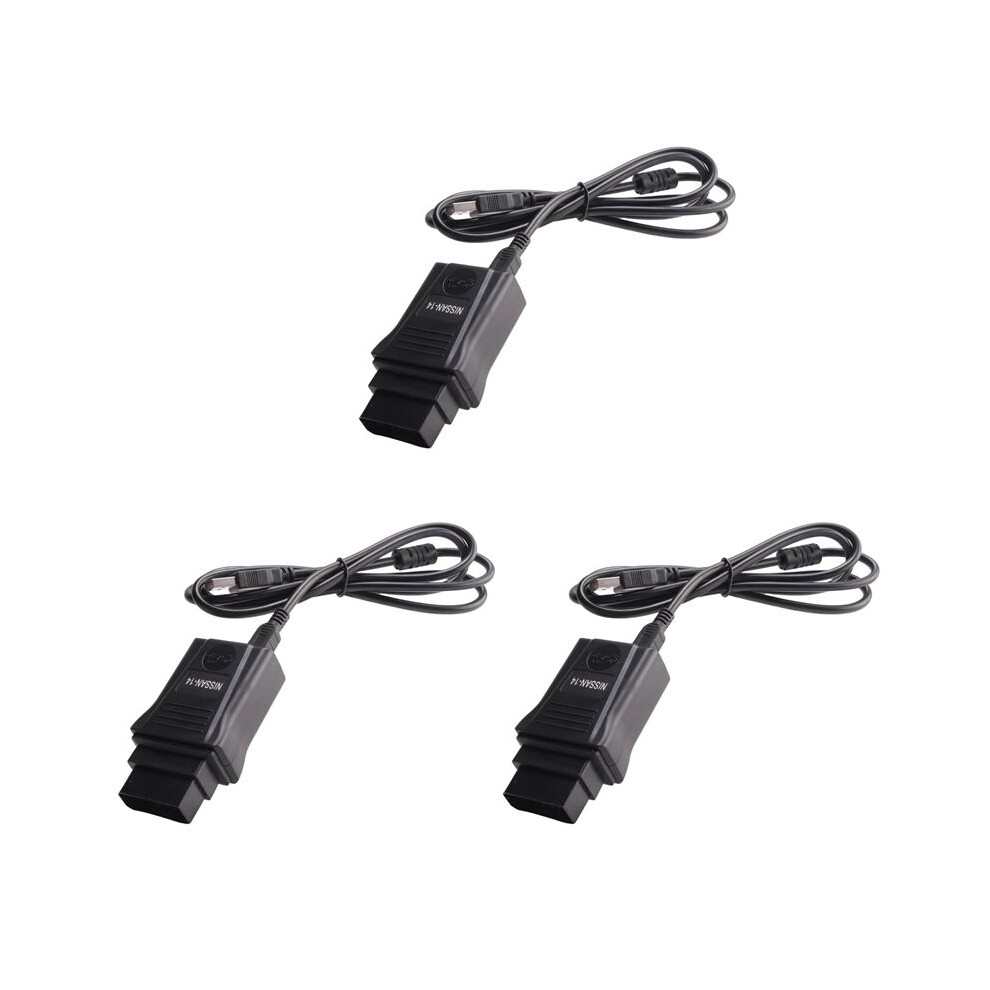 3X 14 Pin For Nissan Consult Interface 14Pin Usb Car Diagnostic Obd Fault Code Cable Tool Obd To Obd2 16Pin Connector 6132924365898
