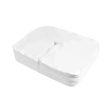 Pacote com 300 capas descartáveis para apoio de rosto, capas ultramacias para encosto de cabeça em mesas e cadeiras de massagem.