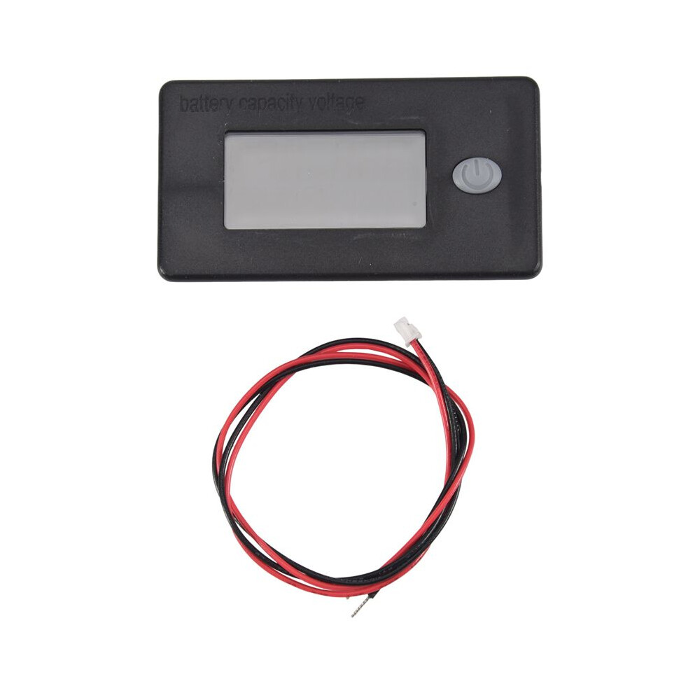 Battery Capacity Monitor,10-100V Battery Meter, 12V 24V 48V Percentage Voltage Fahrenheit Temperature Indicator Meter 6132625368860