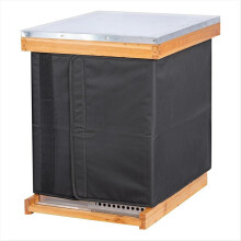 Housse d'hiver pour ruches à 8 et 10 cadres, en tissu Oxford ajustable, imperméable, coupe-vent et réutilisable.