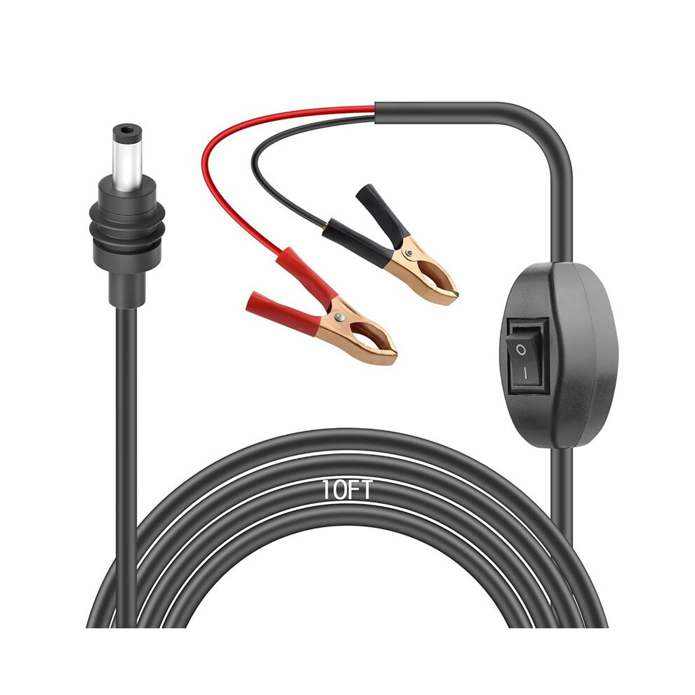 12V Adapter Direct To Battery 12V-48V Alligator Clips To Dc Power Cable For Starlink Mini Accessories 6133443866903
