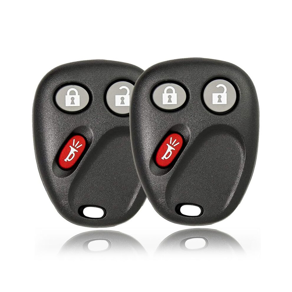 Keyless Entry Car Key Fob Lhj011 For Chevy Silverado Tahoe Suburban Gmc Sierra Yukon Hummer H2 Cadillac Escalade,2Pcs 6131407713058