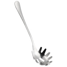 Noodle spoon Made of stainless steel Slotted soup spoon Colander For spaghetti Comfortable handle