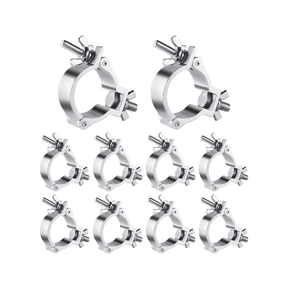 10Pcs 2 Inch Truss O Clamps,Aluminum Stage Clamps For Truss,220Lb Led Par Clamps For 48-51Mm Od Tube / Pipe Light 4712705395577