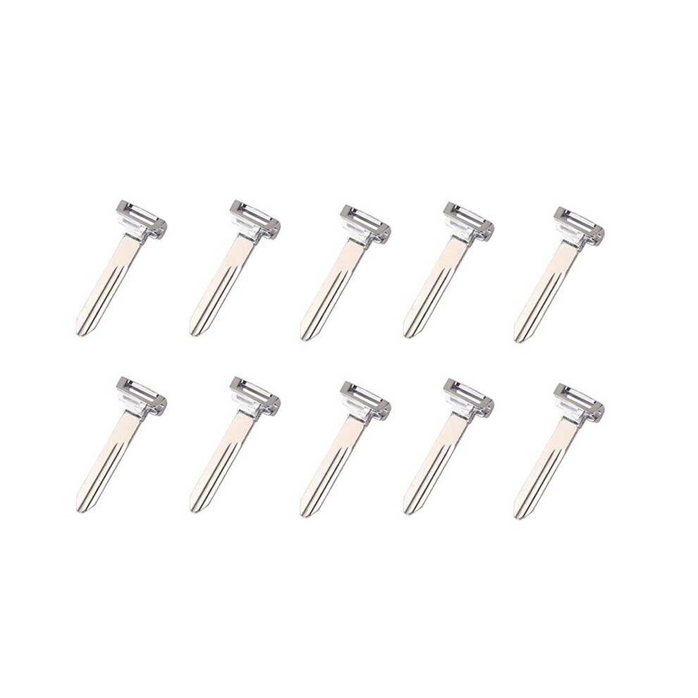 10Pcs Insert Emergency Car Key Blade Uncut Blank For Chrysler Pacifica Voyager Smart Remote Auto Key Card 4713153540588