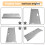 Wheel Alignment Tool Toe Angle Measurement Tool Plate Alignment Rods and Slots Accessories Alignment Tool Toe Plates 7