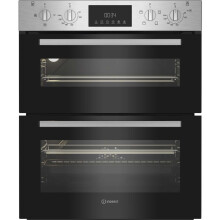 Indesit Built Under Electric Double Oven - Stainless Steel - A/A Rated