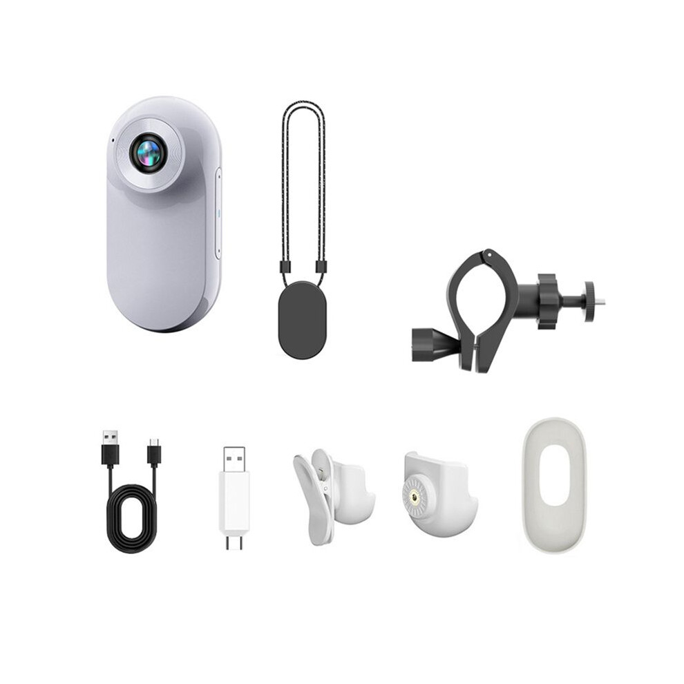 Camera 1080P Hd 0.96 Inch Screen Action Camcorder Bodycam Digital Video Audio Recorder White 4711902703581