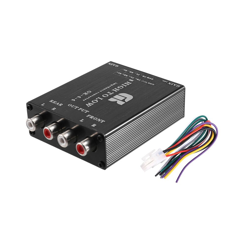 Multifunction Sound Converter 50W 4 Channel Simple To Operate Lossless Sound Transmission For Automotive Electronics 6132295062563