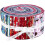 2.5 Inch PreCut 36 Cotton Fabric Strips for Quilting  Flower Patterns 2