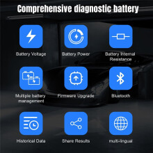 KONNWEI BK100 Car Wireless BT Battery Tester 100-2000 CCA 6V 12V Battery Detector Battery Cranking Charging Analyzer