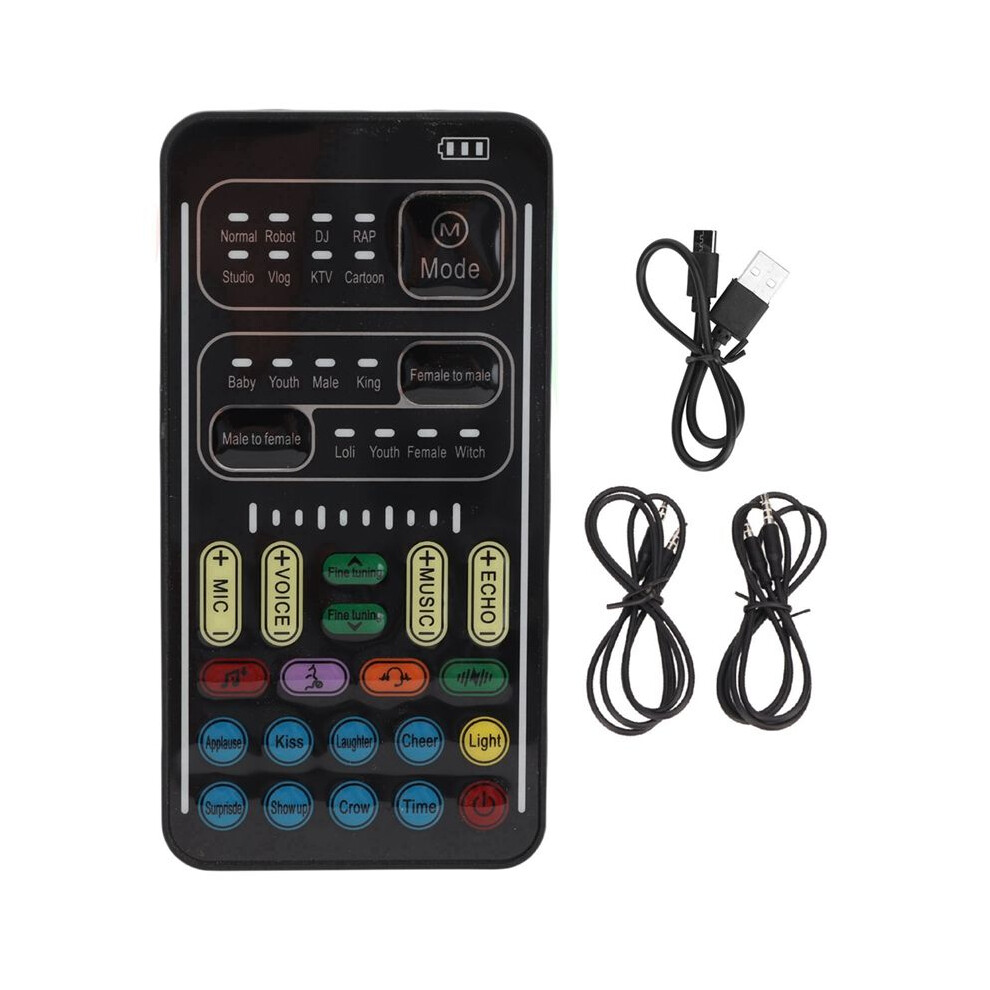 Voice Changer Handheld Multifunctional Sound Effects Modifier With 8 Sound Effects For Mobile Phone Computer 4713004689756