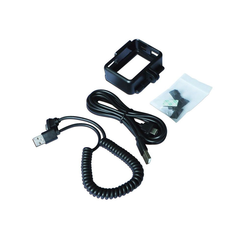 For Sjcam Sj10 Pro Sj10x Sj11 Frame Kit Set With Motorcycle Charging Cable Supports Recording While Charging 4713011769175