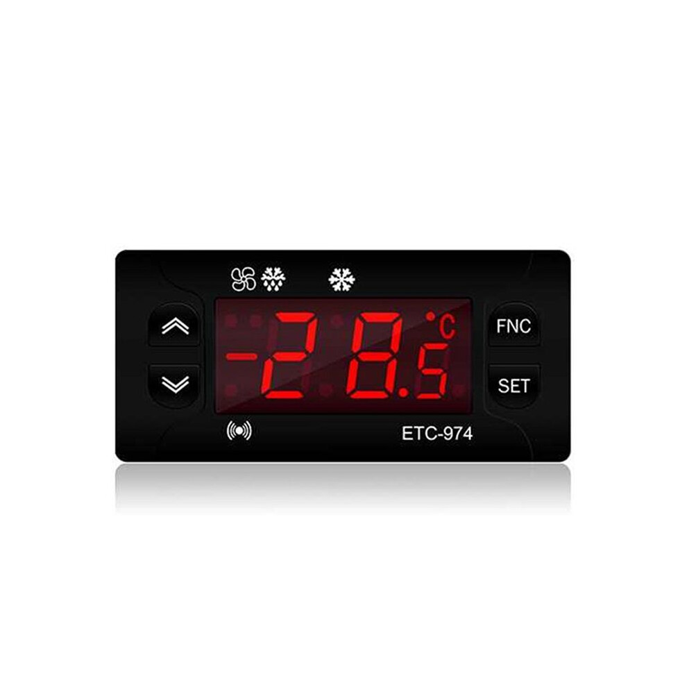 Etc-974 Mini Temperature Controller Refrigerator Thermostat Regulator Thermoregulator Thermocouple Ntc Dual Sensor 4853907289797
