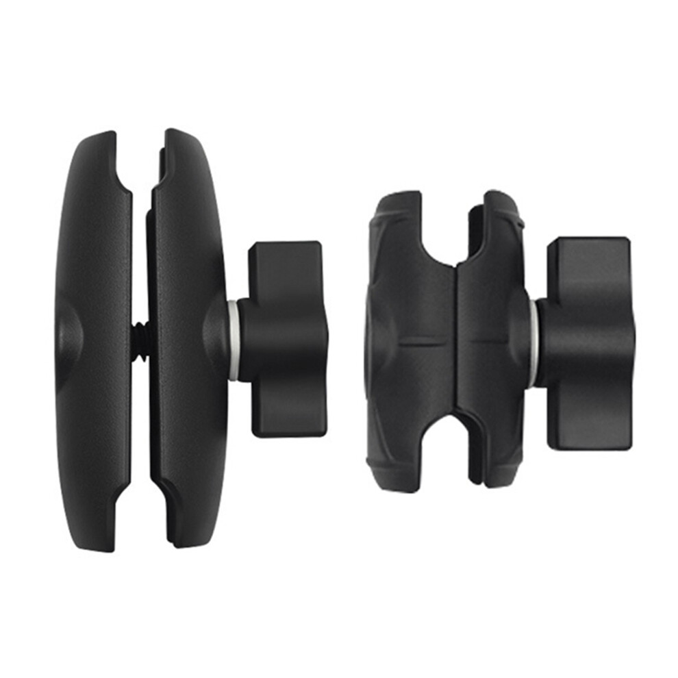 2Pcs Aluminium Alloy Arm Double Socket Arm With 1 Inch Ball Base Mount Motorcycle Camera Extension Arm, 6Cm & 9Cm 6132964707542
