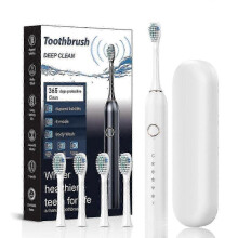 (506B white) S100 Sonic Toothbrush with 8 Brush Heads & Whitening\u200b