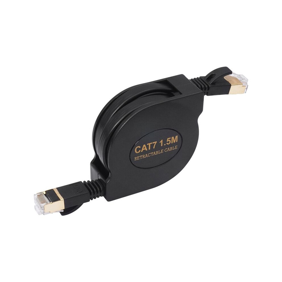 Cat7 Flat Cable Ethernet Rj45 Lan Network Cable Patch Cord 10Gbps 600Mhz For Router Modem 4713309471070