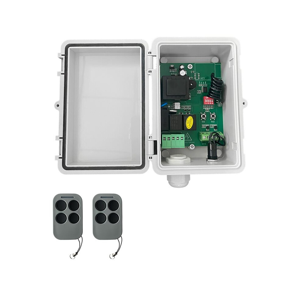 Ac220v Tubular Motor Receiver Roller Shutter Control Board +2Xremote Control For Garage Door Remote Control Opener 6132295072364