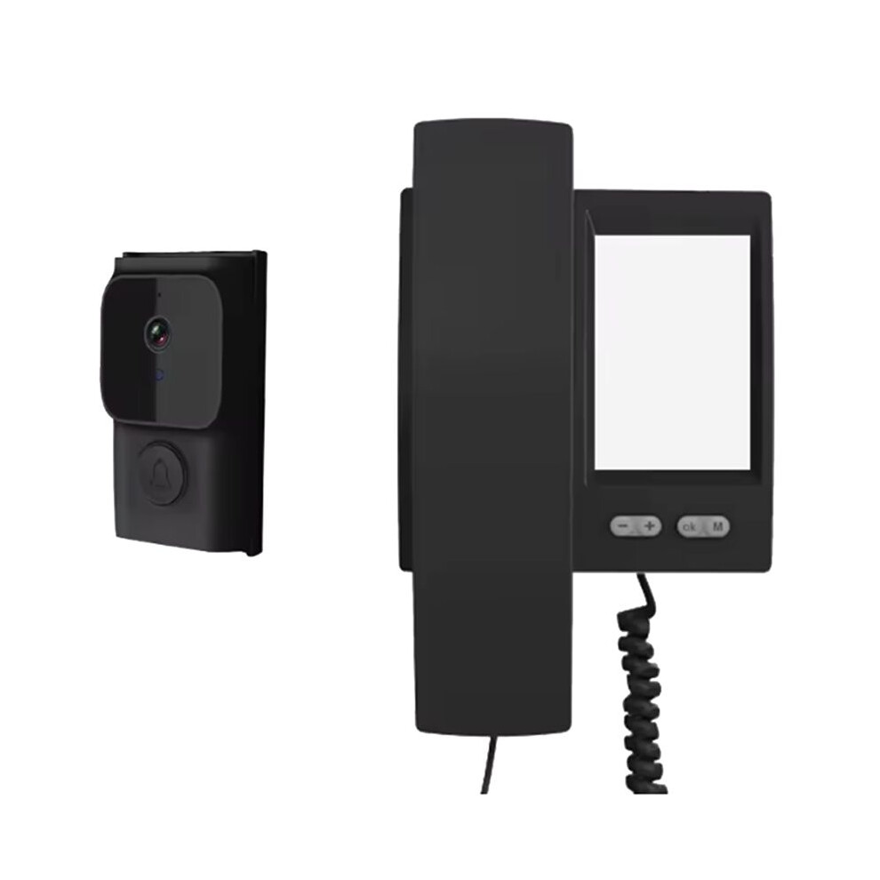 Infrared Night Vision Doorbell 3.5-Inch Ips Screen Dialogue Door Camera Full Viewing Angle Wireless Intercom 6132772550910