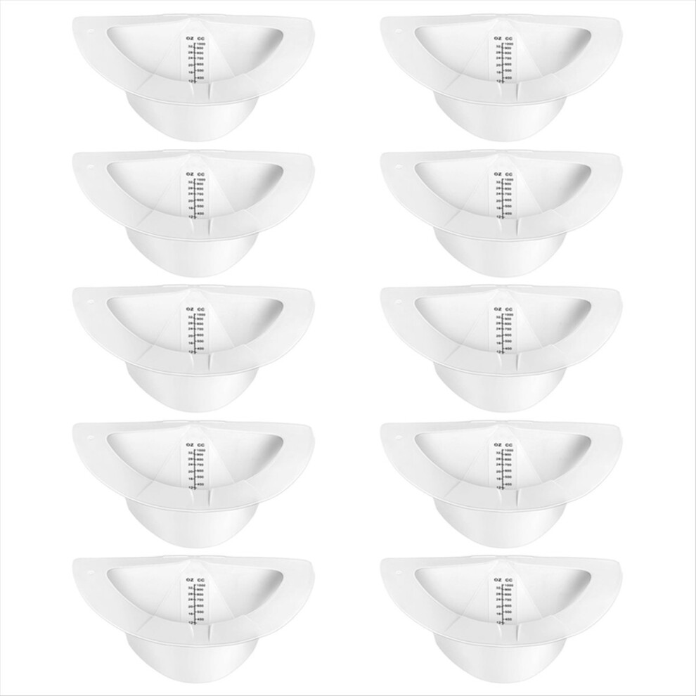 10Pcs Urine Collection Hat for Toilet-Female Urinal Stool Sample Collection, Toilet Hats,Urine Collector 32oz/1000cc