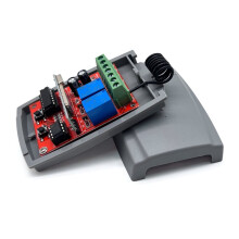 2 Channel Garage Door Remote Control Receiver 433/433.92MHz Fixed Code and Rolling Code Universal Switch Module